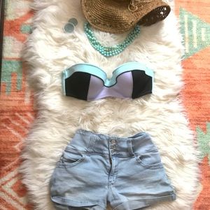 Flirt bandeau swim top -34DD Victoria’s Secret